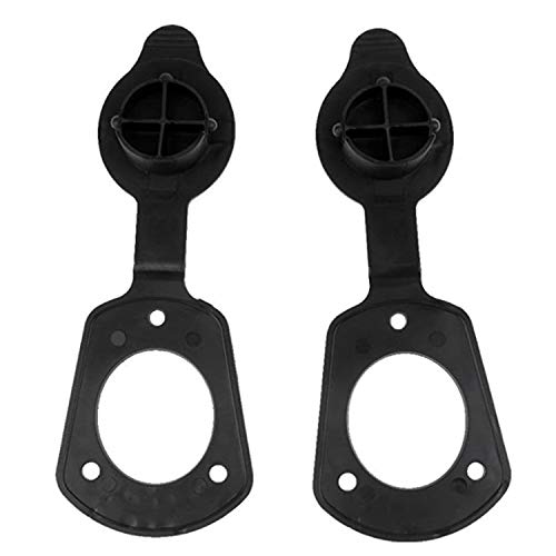 JDigJid - Tapa de junta de soporte de caña de pescar y kit de junta para soporte de caña empotrada, accesorio de pesca para barco de kayak