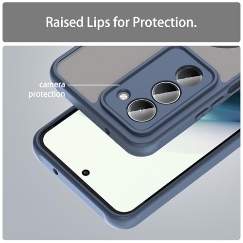 Image of Compatible with REDMI 15 (169mm) Case Cover,Compatible with MagSafe,Anti-Fall,Compatible with Xiaomi Redmi 15 (169mm) 25057RN09E Cell Protective Phone Case Blue