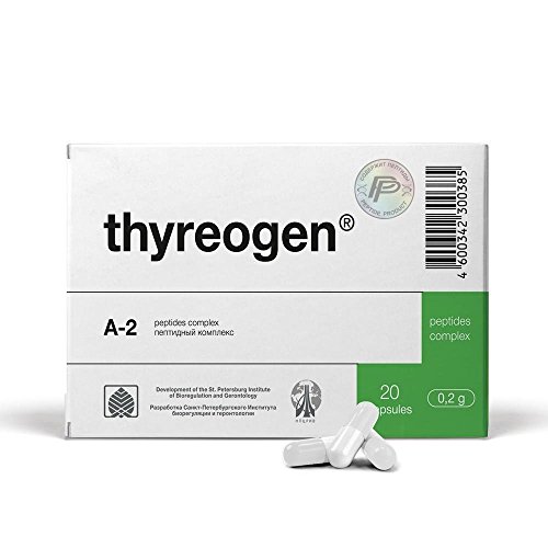 Thyreogen A-2 - Thyroid Gland Peptide Bioregulator Complex - 20 x 200 Milligram Tablets