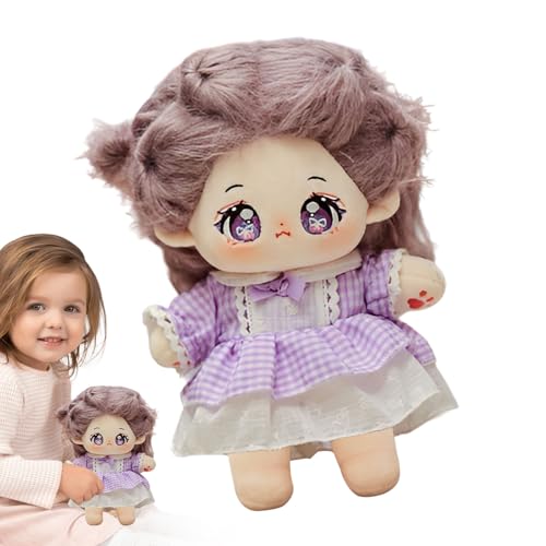 Genérico Muñeca rellena, muñeca Trapo | Muñeca de Felpa de 20 cm/7.87 Pulgadas - Decoración de exhibición en el hogar, Figura Coleccionable Creativa para niños, niños y Adultos