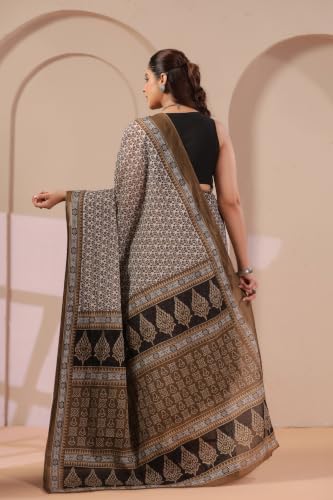 Image of TAMAIRA FASHION Mulmul Pure Cotton Saree For Woman |Office Wear Daily Wear Sarees For Women Without Blouse Piece(Available in 19 Colours)