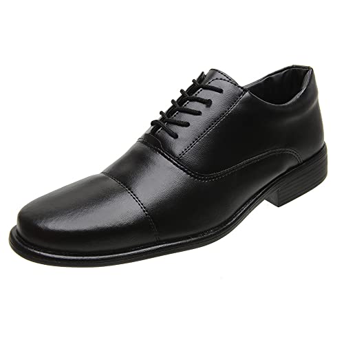 Sapato Militar Formal Couro Masculino Oxford Esporte Fino (43, Preto Siroco)