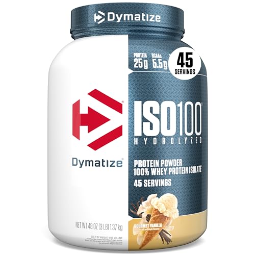 Dymatize ISO100 Whey Protein Powder Isolate,...