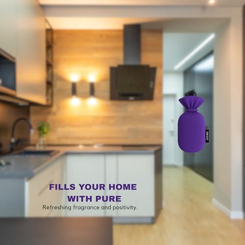 Image of Dweep Organic Camphor Air Freshener Pack of 2 | 100% Camphor Based | Long Lasting Freshener for Car, Wardrobe, Office Cabin, Travel Bag & Bathroom | Natural Odor Control (LAVENDER-SANDALWOOD)