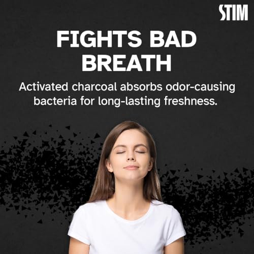 STIM Charcoal Toothpaste For Natural Whitening (80g) Pack of 3