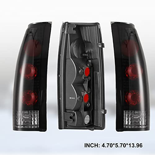 Nixon Offroad Tail Lights For 1988-1999 Chevy C/K 1500/2500/ 3500, 1992-1999 Chevy Suburban 1500/2500, 1992-1994 Chevy Blazer, 1995-2000 Chevy Tahoe, Gmc 1988-1999 C/K 1500/2500/ 3500, Suburban Yukon #TOP6