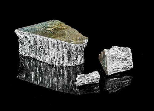 chixia 1KG Bismut Wismut Kristall Metall 99.99% Reine Kristallgeoden Wismutstück