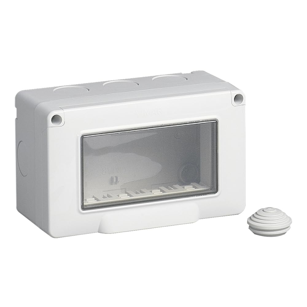 VIMAR Plana Base Enclosure – IP55 4 Modules Eikon, Series Flat