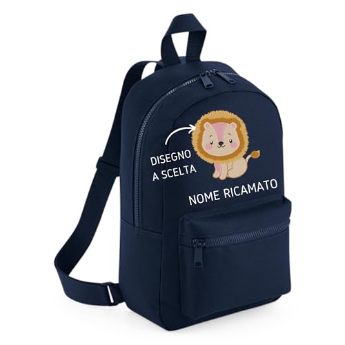 MAYRA Zainetto Mini Personalizzabile per Bambino e Bambina in Tessuto Impermeabile | Zaino, Sacca...
