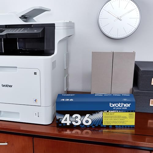 Brother Genuine Super High Yield Toner Cartridge, TN436Y, Replacement Yellow Toner, Yield up to 6,500 Pages, Amazon Dash Replenishment Cartridge - image 3