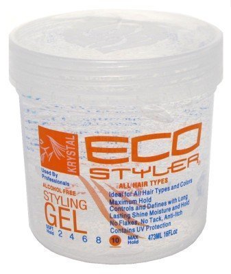 Eco Styler Gel Krystal Clear 16 oz. (3-Pack) with Free Nail File by Eco Styler