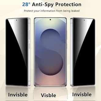 Fotbor for Samsung Galaxy S25 Ultra 28° Privacy Screen Protector with [3s Installation Frame], Case Friendly 9H+ Tempered Glass 2Pack