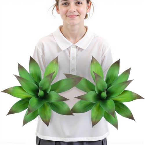 Velener Artificial Outdoor Agave Plant - Small Size UV Resistant