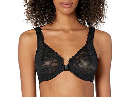 Image of Glamorise Womens Wonderwire Lace Front-Closure Underwire #9245