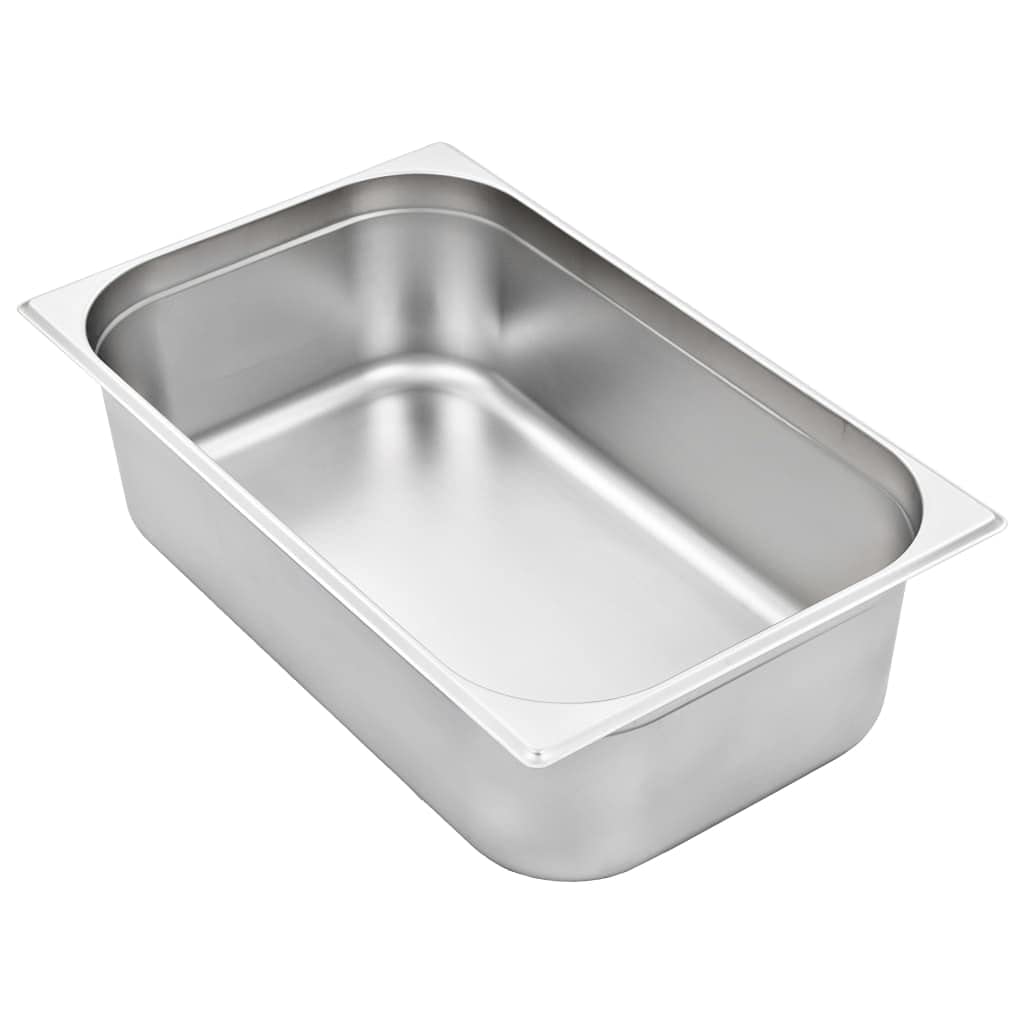 Küchengeräte-Zubehör – Küche & Esszimmer – Gastronorm-Behälter 2 Stück GN 1/1 150 mm Edelstahl