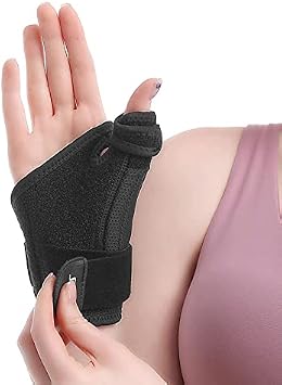 1PCS Adjustable Wrist Brace Support Arthritis Sprain Splint Wristband Wrist Support Weight Lifting Gym Training WrapsRight Hand