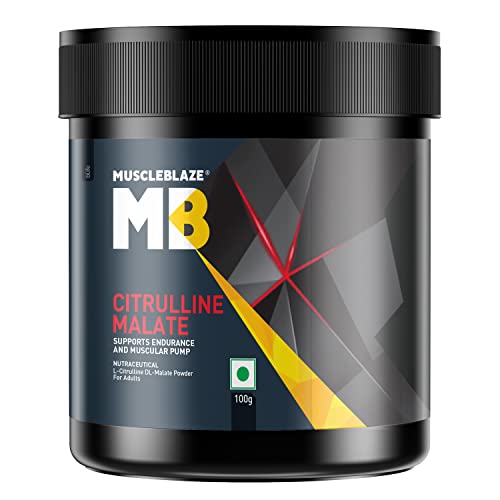 47% OFF on MuscleBlaze Citrulline Malate Powder(Unflavoured, 100G)| Supports Endurance & Muscle Pump 47% OFF on MuscleBlaze Citrulline Malate Powder(Unflavoured, 100G)| Supports Endurance & Muscle Pump