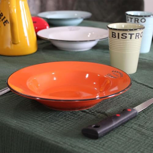 Assiettes à soupe Antic Line lot de 6 pièces colorées pour table dynamique - 4