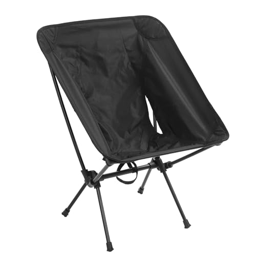 Hamwesh Silla de Camping, Silla Plegable Portátil de Aleación de Aluminio, Ultraligera Compacta con Bolsa de Almacenamiento, para Senderismo Al Aire, Playa, Montañismo, Pesca