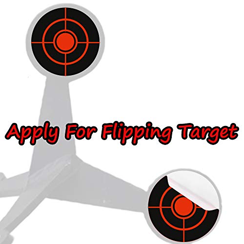 Gearoz Splatter Target Stickers, 3 Inch Reactive Paper Targets, 250 Pcs Adhesive Shooting Targets With Fluorescent Yellow Impact For Bb Gun, Pellet Gun, Airsoft, Rifle Shooting Practice #TOP2