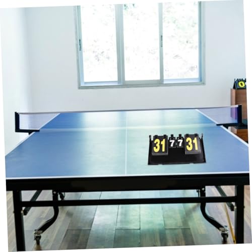 Marcador de puntuación duradero BESPORTBLE para baloncesto, voleibol y tenis de mesa, flipper de marcación fácil de usar con diseño resistente de cartón y plástico para eventos deportivos y juegos miniatura 4