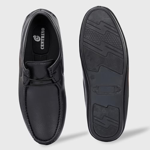 Image of Centrino Mens Uniform Dress Shoe |Formal Shoe for Men|Lace-up Shoe Business |Provide Comfort Perfect for Formal Wear, Business Casual, and Parties (6624)