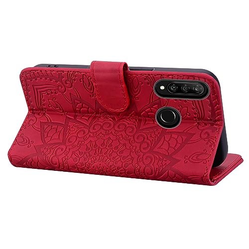 Rosbtib Mobile Case for Huawei P30 Lite/Nova 4E Premium PU Leather Case with Magnetic Closure Stand Function Flip Cover Mandala Embossing Huawei P30 Lite/Nova 4E - Image 4