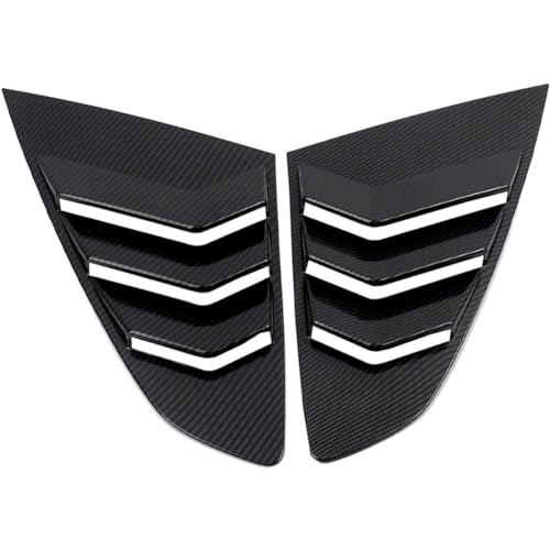Cubierta de persianas triangulares para ventana de coche VW CC 2017-2021, ventilación lateral ABS