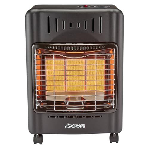 Avenger Portable Outdoor Propane Cabinet Heater – 18,000 BTU Radiant Gas Heater with Tip-Over & ODS Safety Shut-Off - Model # 22BF-A00