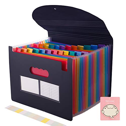 ドキュメントファイル a4 じゃばら ドキュメントスタンド 大容量 耐用 分類収納 (25ポケット)