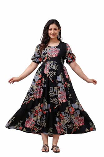 Image of New Elite Rayon Anarkali Maternity Feeding Kurti with Both Side Zipper