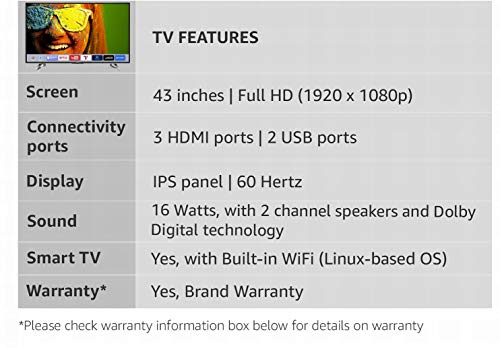Image of Sanyo 108 cm (43 Inches) Full HD IPS LED Smart TV XT-43S8100FS (Black)