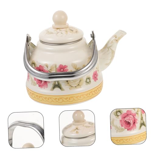 Bouilloire en émail rétro pour cuisine - Théière 2L - 6