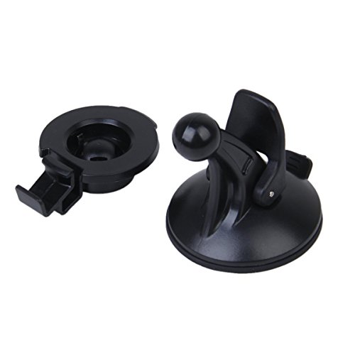 Pixnor Suporte para carro com ventosa giratória de 360 graus para Garmin Nuvi GPSD (Preto)