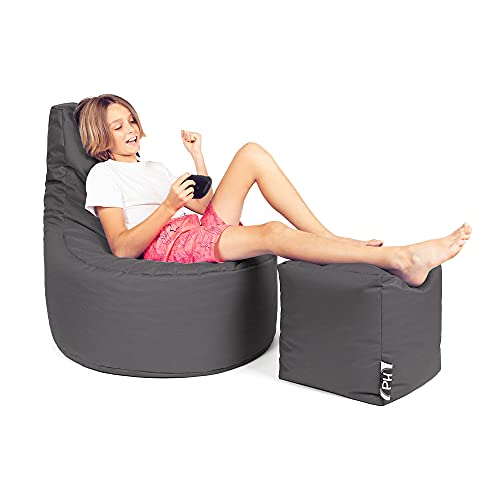 Patchhome Gamer Sessel Kissen Sitzsack Beanbag Mit  Produktbild-Vorschau 5