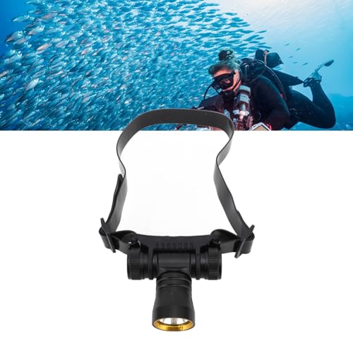 Faro de buceo de aluminio 8000Lm y tres modos de luz con proteccion impermeable IPX8 2