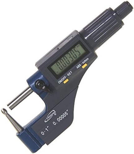 iGaging Reloading Micrometer Tube Ball Spherical Anvil 0-1"/0.00005"