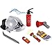 Produktbild Theo Klein 8928 Feuerwehr-Set | 7-teiliges Set mit Helm, Taschenlampe und vielem mehr | Feuerlöscher mit Spritzfunktion | Verpackungsmaße: 52,4 cm x 35 cm x 20 cm | Spielzeug für Kinder ab 3 Jahren
