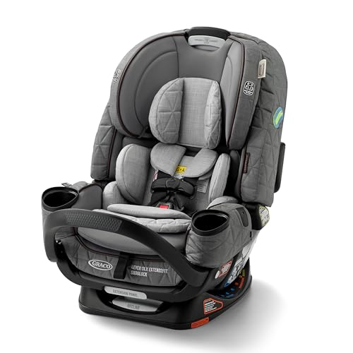 Graco Premier 4Ever DLX Extend2Fit SnugLock 4-in-1 Car Seat Featuring Anti-Rebound Bar, Midtown™ Collection