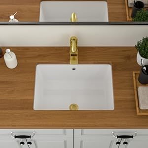 Logmey LMT2014 Keramik Unterbau Waschbecken 50,8 cm