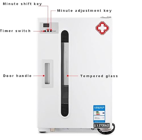 Digital Autoclave Steam Cabinet 27L with Timing Function Trays