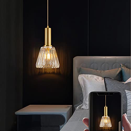 Luminaire suspendu en verre et métal noir au design chic contemporain