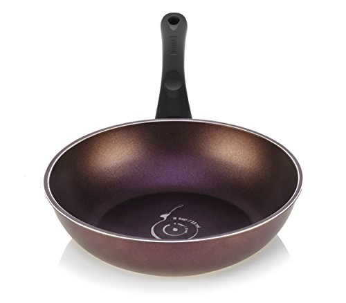 Image of TeChef Induction Base Aluminium Fry Pan, 24 cm, Black