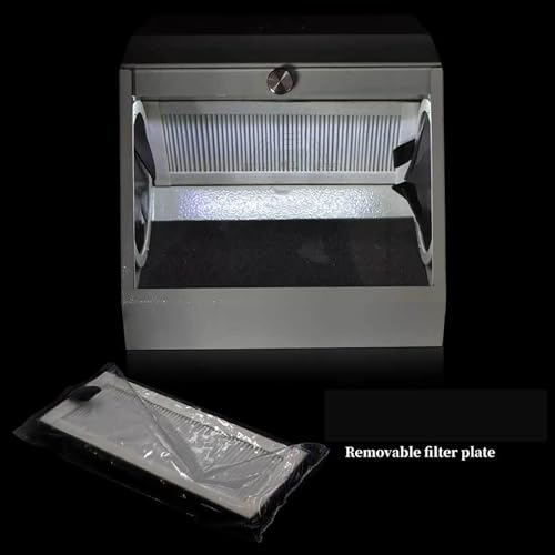 Dentallabor Staubsammler - Modularer Schrank für Sandstrahlen, Ätzen, Schleifen mit Absaugung und Filtration zur Staubbeseitigung