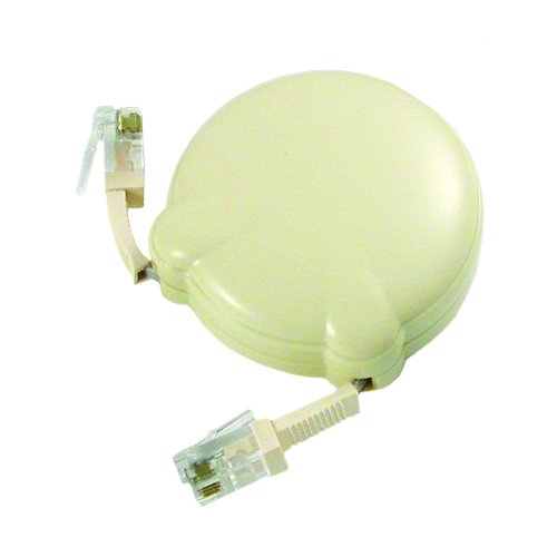 Softalk 01105 Cord Manager 8-Feet Ivory Landline Telephone Accessory