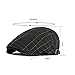XIXIDIAN Unisex Fashion Vintage Newsboy Hat Personalized Stitches Beret Cotton Hat for Man Adjustable (Color : C, Size : Adjutable 55-60cm)
