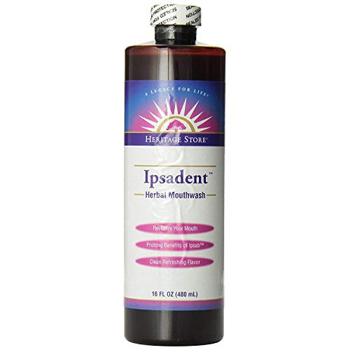 Heritage Products Ipsadent Herbal Mouthwash, 16 OZ