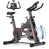 【2025 NEW】DMASUN エアロバイク 家庭用 静音スピンバイク フィットネスバイク 静音 マグネット式 無段階調整 サドル・ハンドル調節可能 本格的トレーニング エクササイズマシン【5年間商品保証】【クールなボディデザイン】