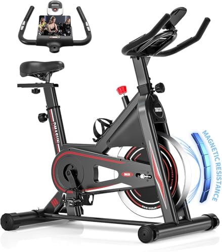 【2024 NEW】DMASUN エアロバイク 家庭用 静音スピンバイク フィットネスバイク 静音 マグネット式 無段階...