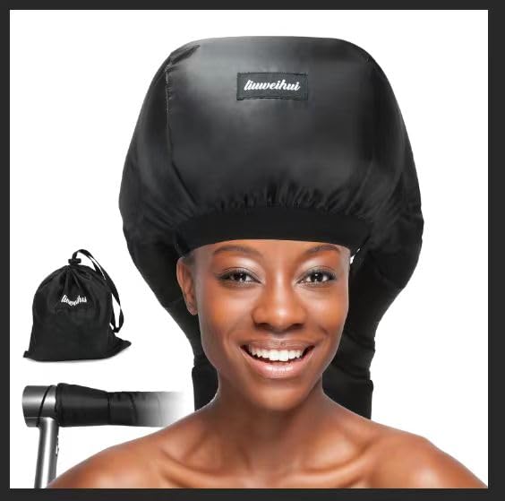 Hooded Hair Dryer， Ideal Hair Diffuser for Curly Hair， Your Ultimate Solution - Spacious...